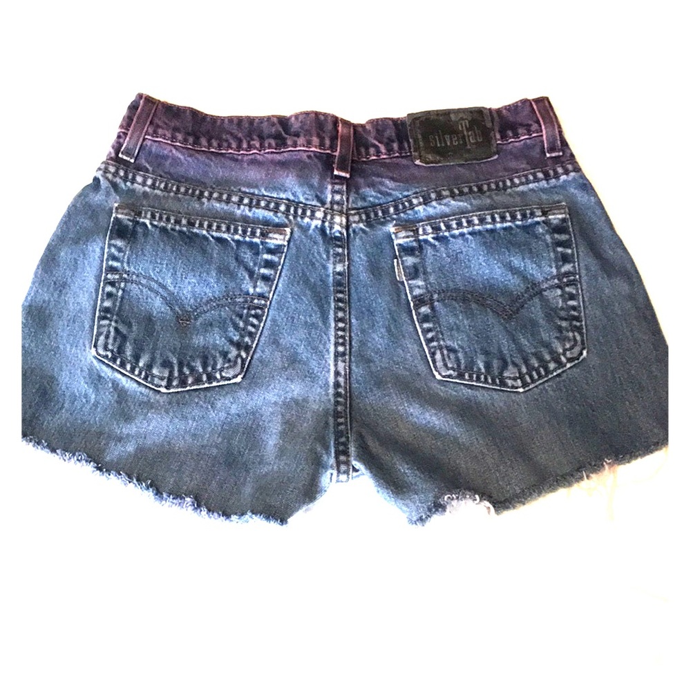 Vintage Levi’s Jeans Cut Off Shorts Dip Dyed